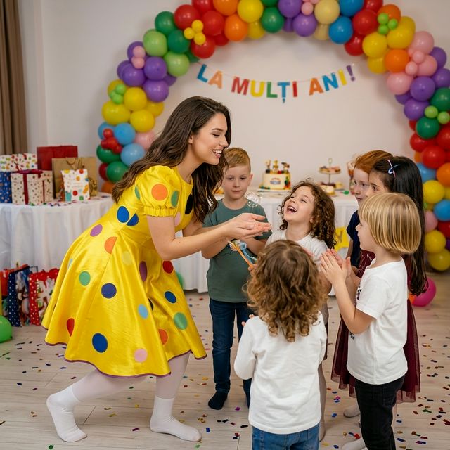 Animator Yellow Polka Dot