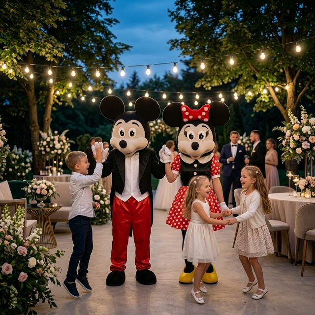 Animator Mickey Minnie Pair pentru petreceri copii marca Superparty în Otopeni