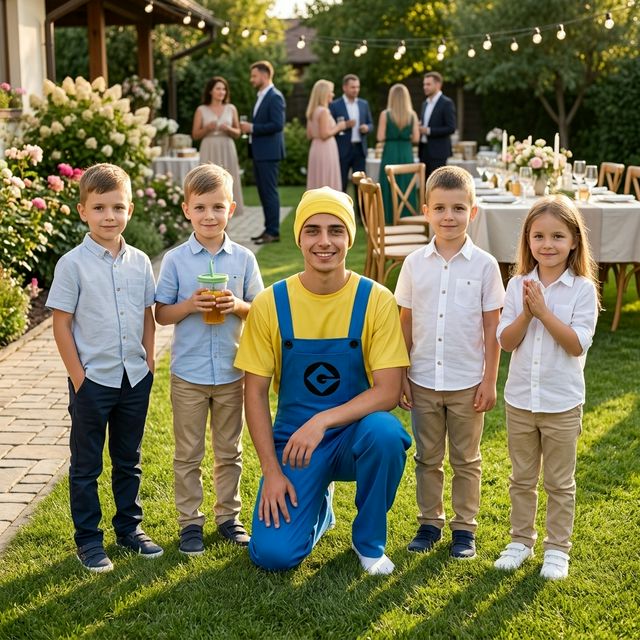 Animator Minion pentru petreceri copii marca Superparty în Magurele