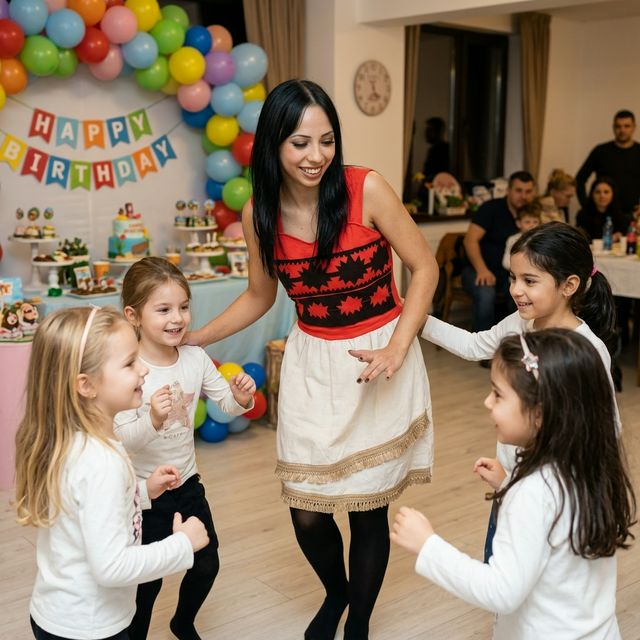 Animator Moana Vaiana Dress pentru petreceri copii marca Superparty în Magurele