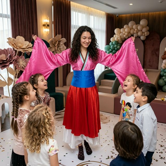 Animator Mulan pentru petreceri copii marca Superparty în Otopeni
