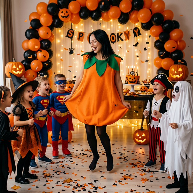 animator copii București cu vată de zahăr și popcorn